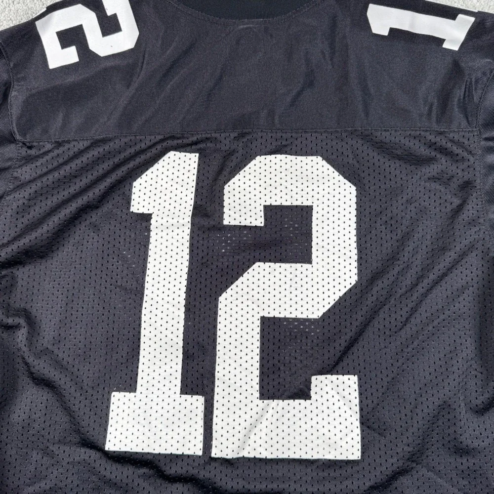 Iowa Hawkeyes Kids Football Jersey YOUTH L Black #12 Hawks Mesh Nike NCAA